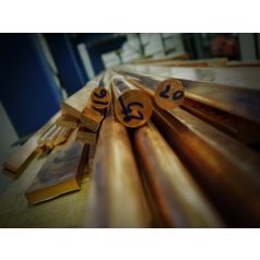 vörösréz 20 mm körrúd