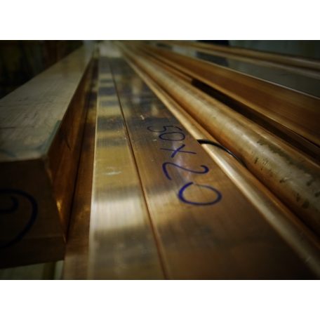 vörösréz 40x15 mm laposrúd