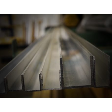 Alumínium U profil 15x15x2 mm - 1 méteres profilvég