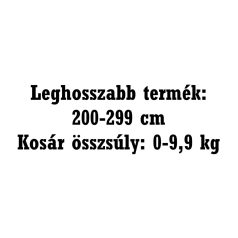Szállítási felár - 200-299 cm; 0-9,9 kg